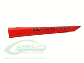 SAB Carbon Fiber Tail Boom Red for Goblin 380 - HeliDirect